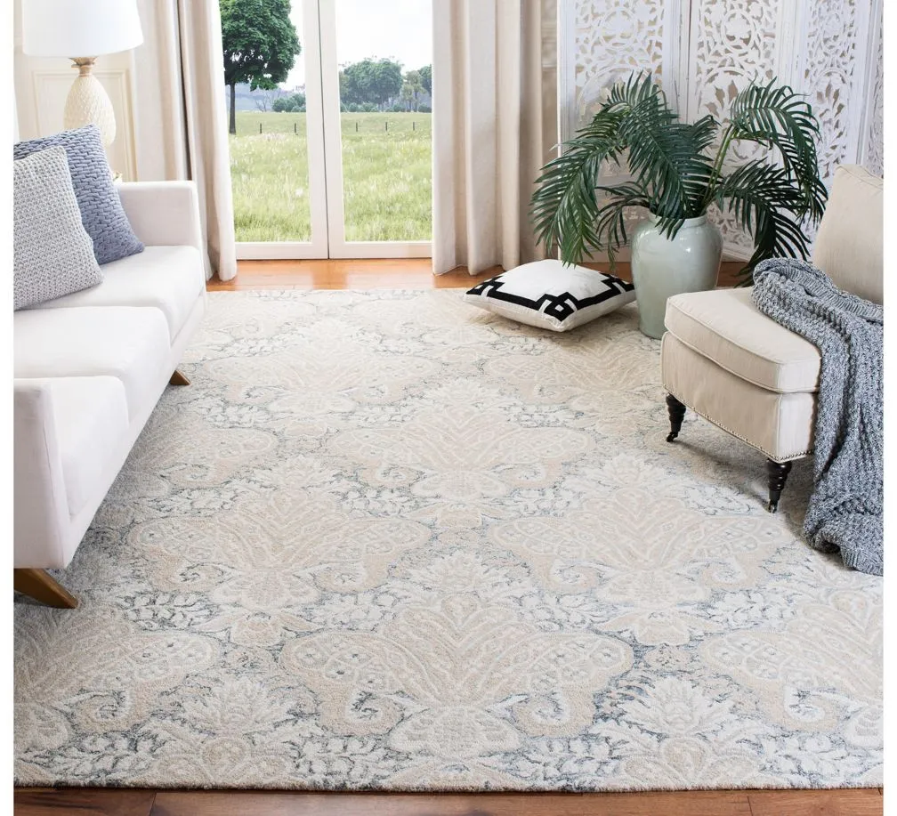 Safavieh Nyneave Area Rug in Charcoal & Ivory by Safavieh